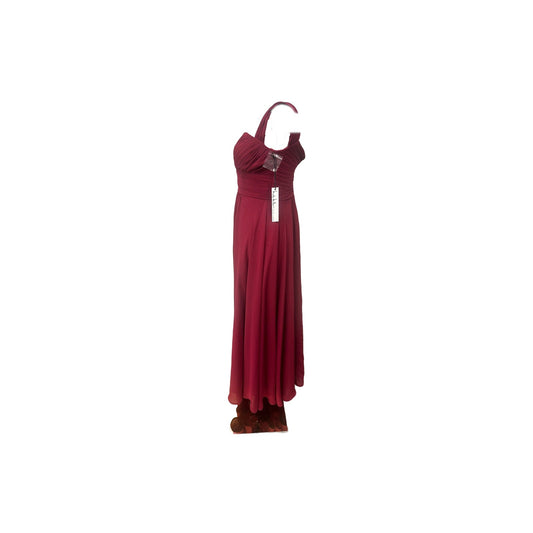 Nicole Miller Bridesmaid Bridal Formal Pleated Dress