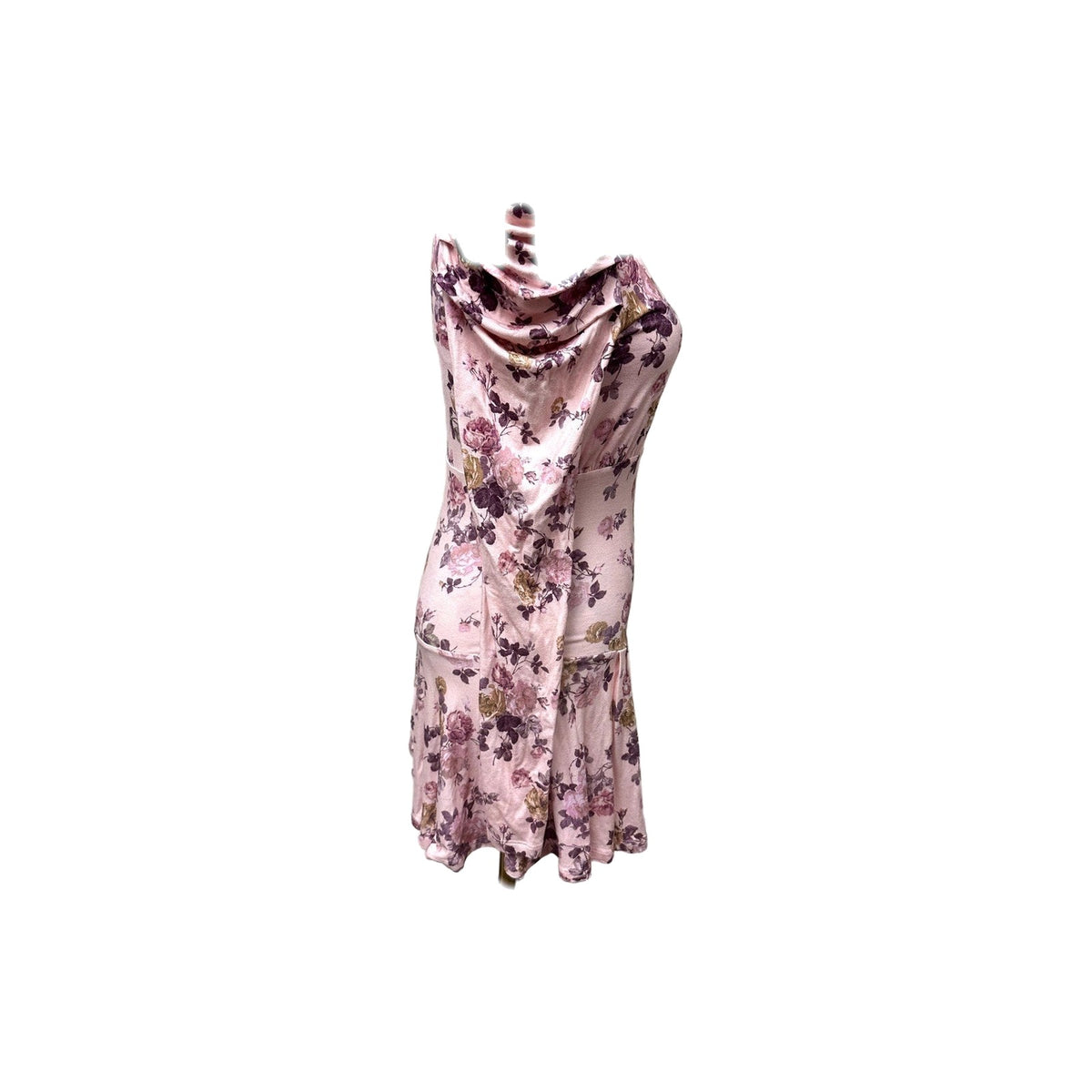 LoveShackFancy Maren Mini Dress in Floral with Puff Sleeves and V-Neck