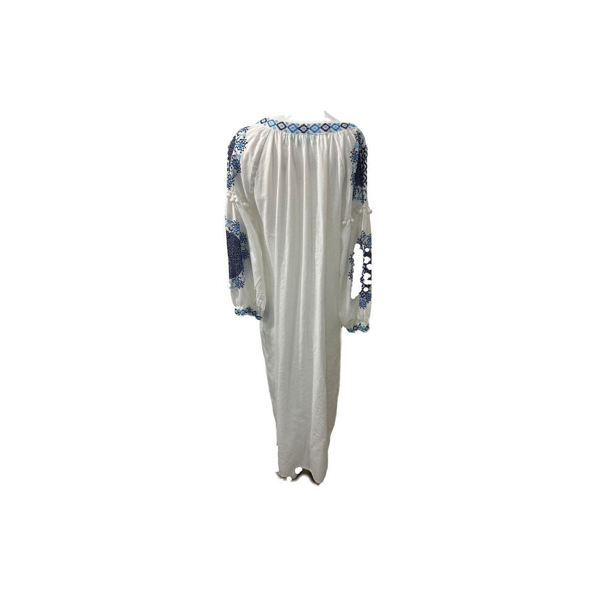 Melissa Odabash Ally Belted Embroidered Cotton-voile Midi Dress