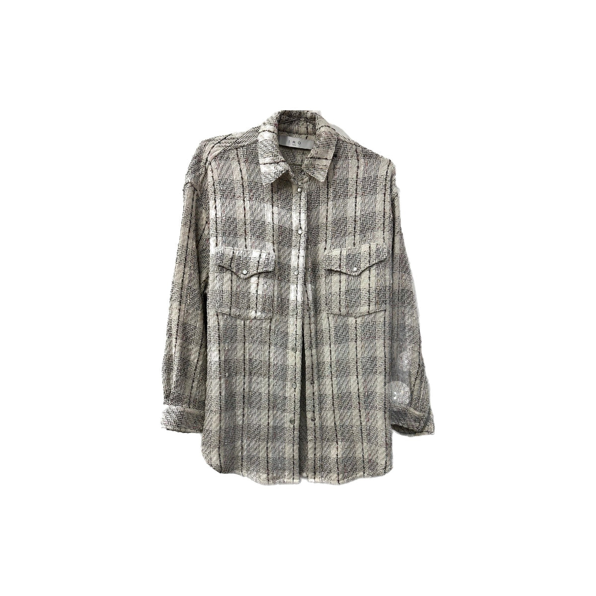 Iro Paris Cotton-Blend Tweed Vicenta Oversized Long-Sleeve Jacket
