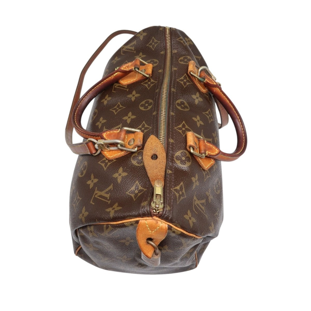 Vintage Louis Vuitton Leather Monogram Speedy Boston Hand Bag