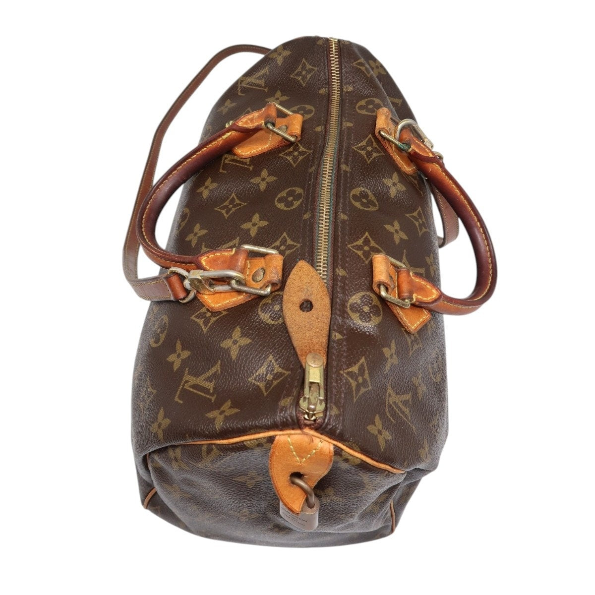 Vintage Louis Vuitton Leather Monogram Speedy Boston Hand Bag