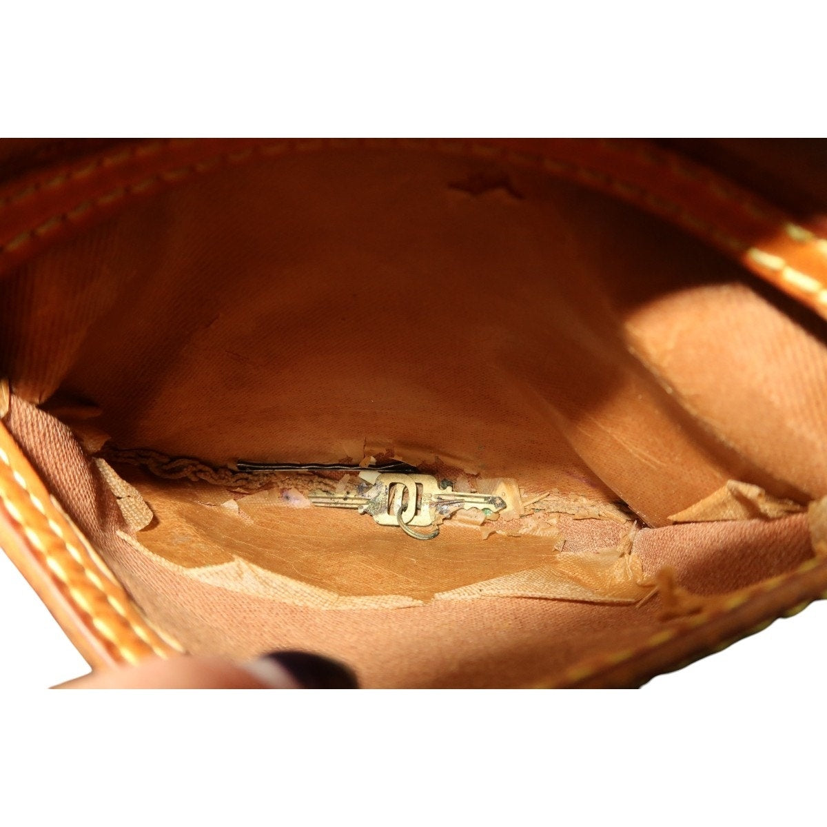 Vintage Louis Vuitton Leather Monogram Speedy Boston Hand Bag