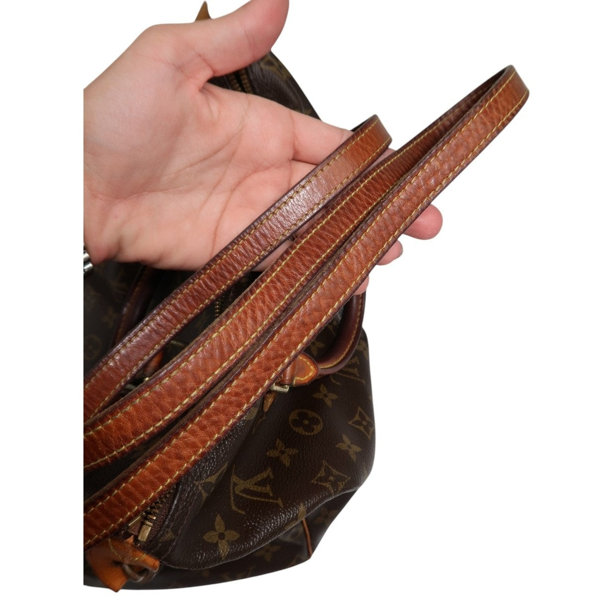 Vintage Louis Vuitton Leather Monogram Speedy Boston Hand Bag