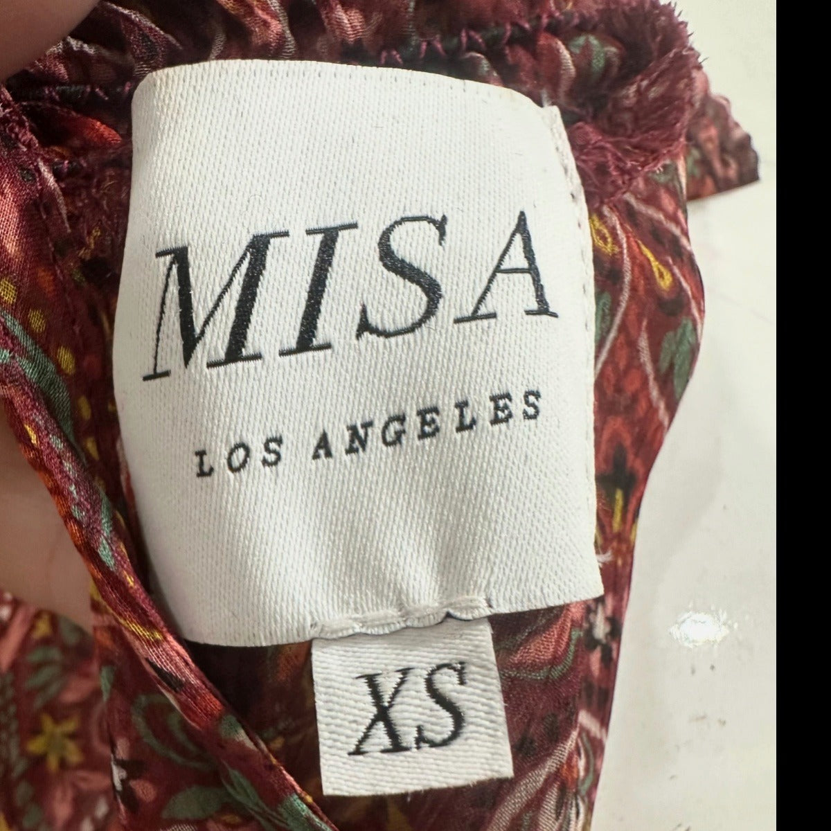 Misa Los Angeles Gianna Paisley Print Smocked Mini Dress Women's