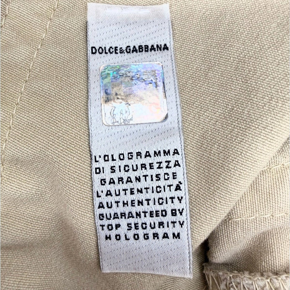 Dolce & Gabbana Cotton Blend Cargo Belted Mini Skirt