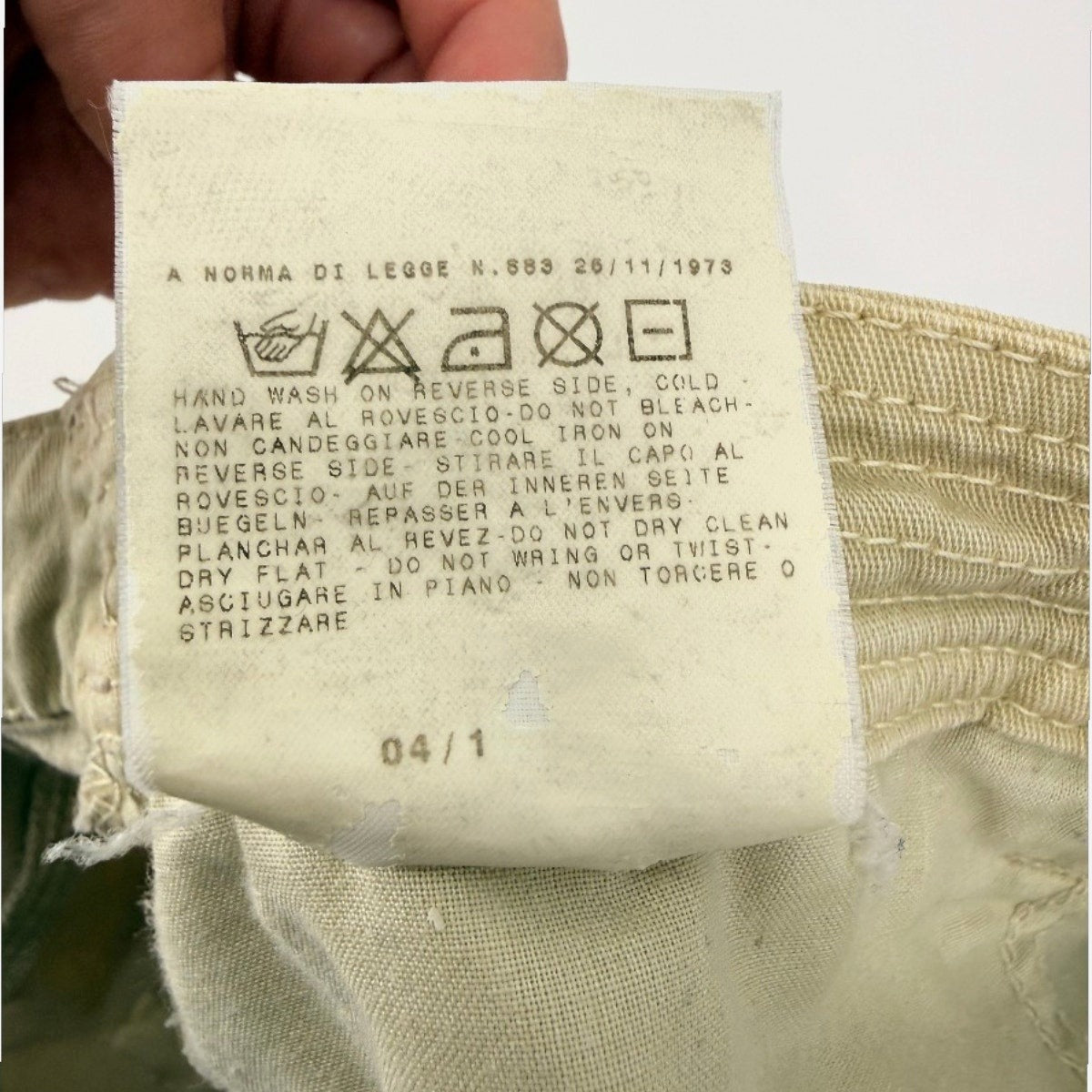 Dolce & Gabbana Cotton Blend Cargo Belted Mini Skirt