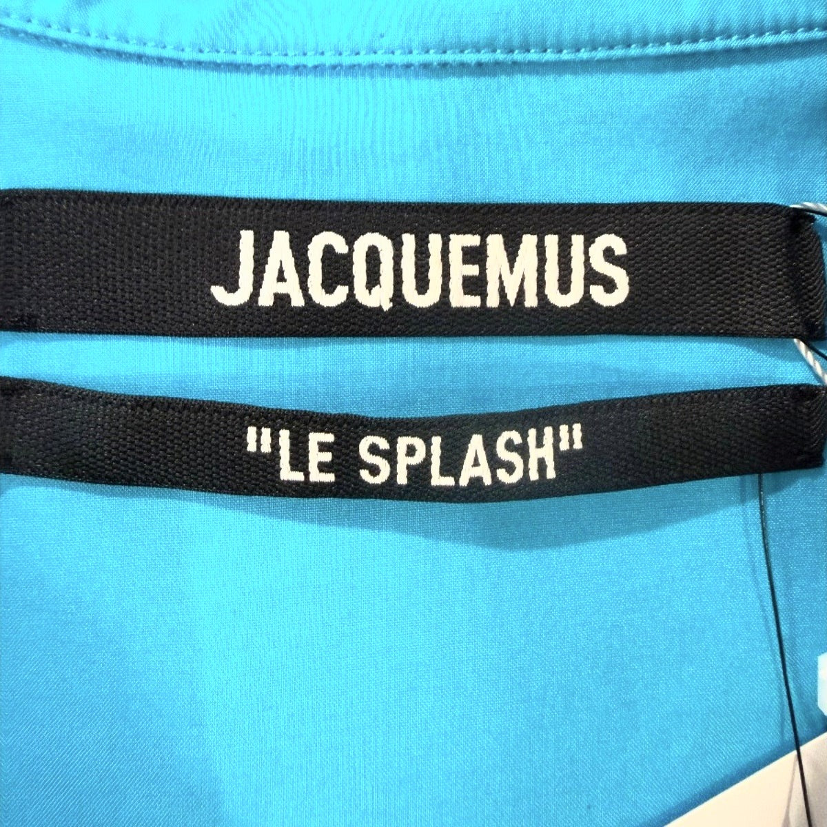 Jacquemus La Chemise Capri Cropped Asymmetric Hem Shirt