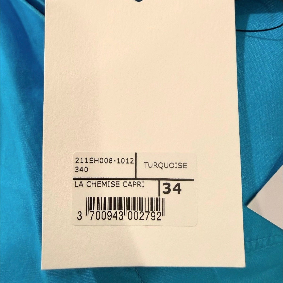 Jacquemus La Chemise Capri Cropped Asymmetric Hem Shirt