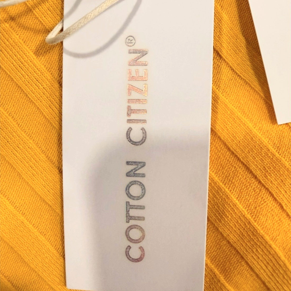 Cotton Citizen Ribbed Stretch Button Front Capri Crop Cardigan