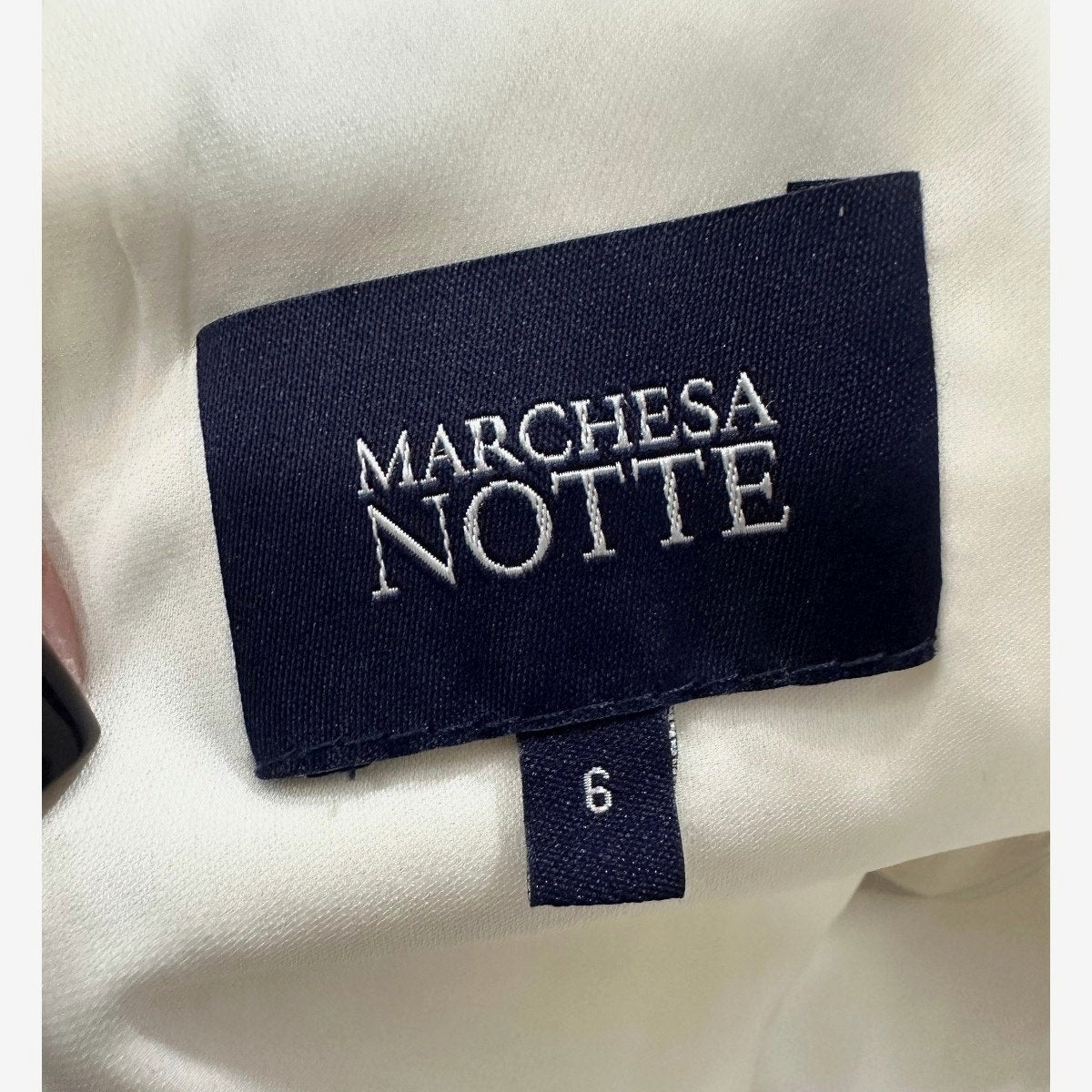 Marchesa Notte Ivory Lace Organza Cocktail Party Sheath Mini Dress