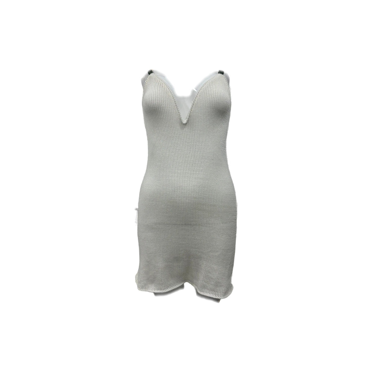 ViX by Paula Hermanny Knit Sea Wanderer Stone Mini Dress