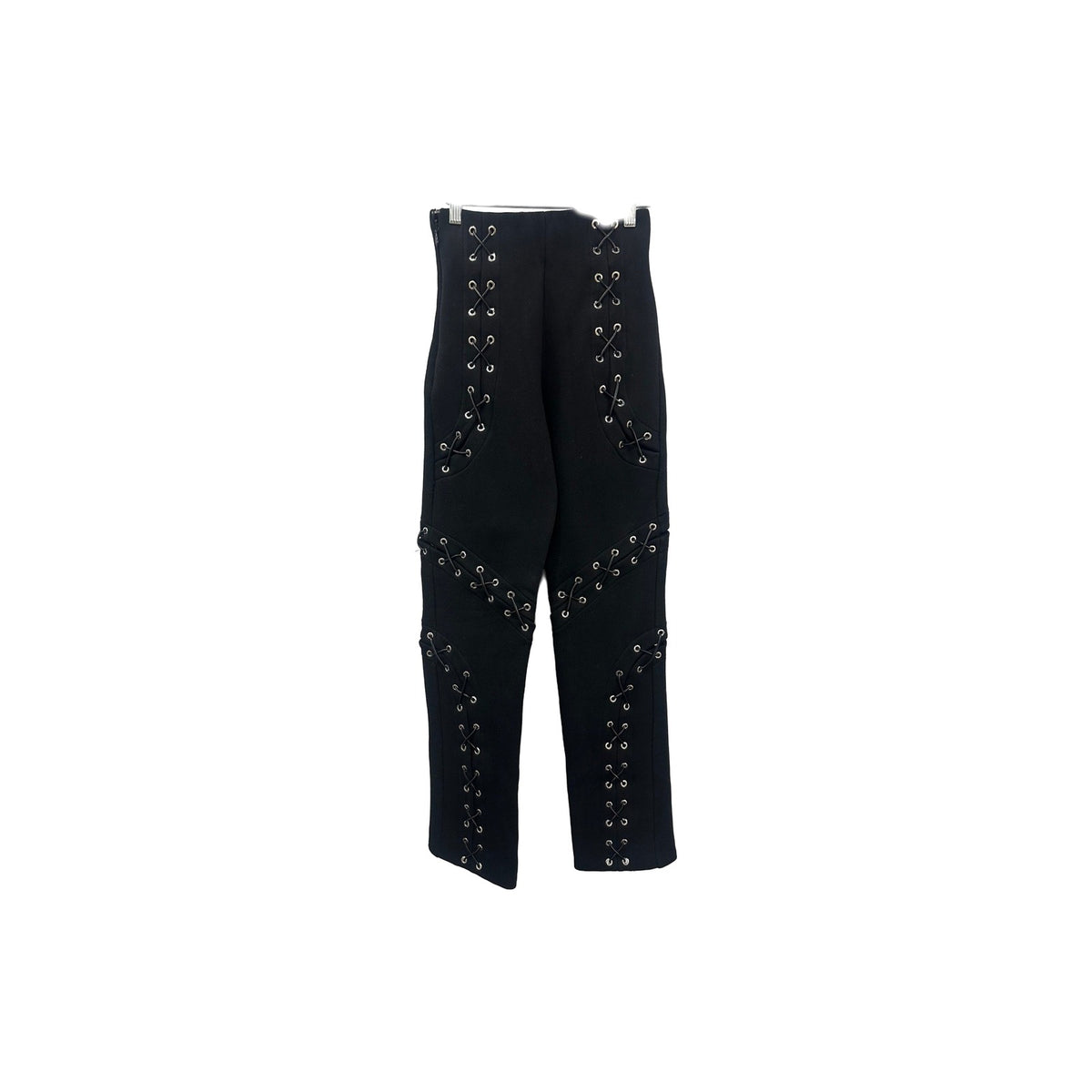 Manière De Voir Cotton Blend Eyelet Cropped Top Pants Set