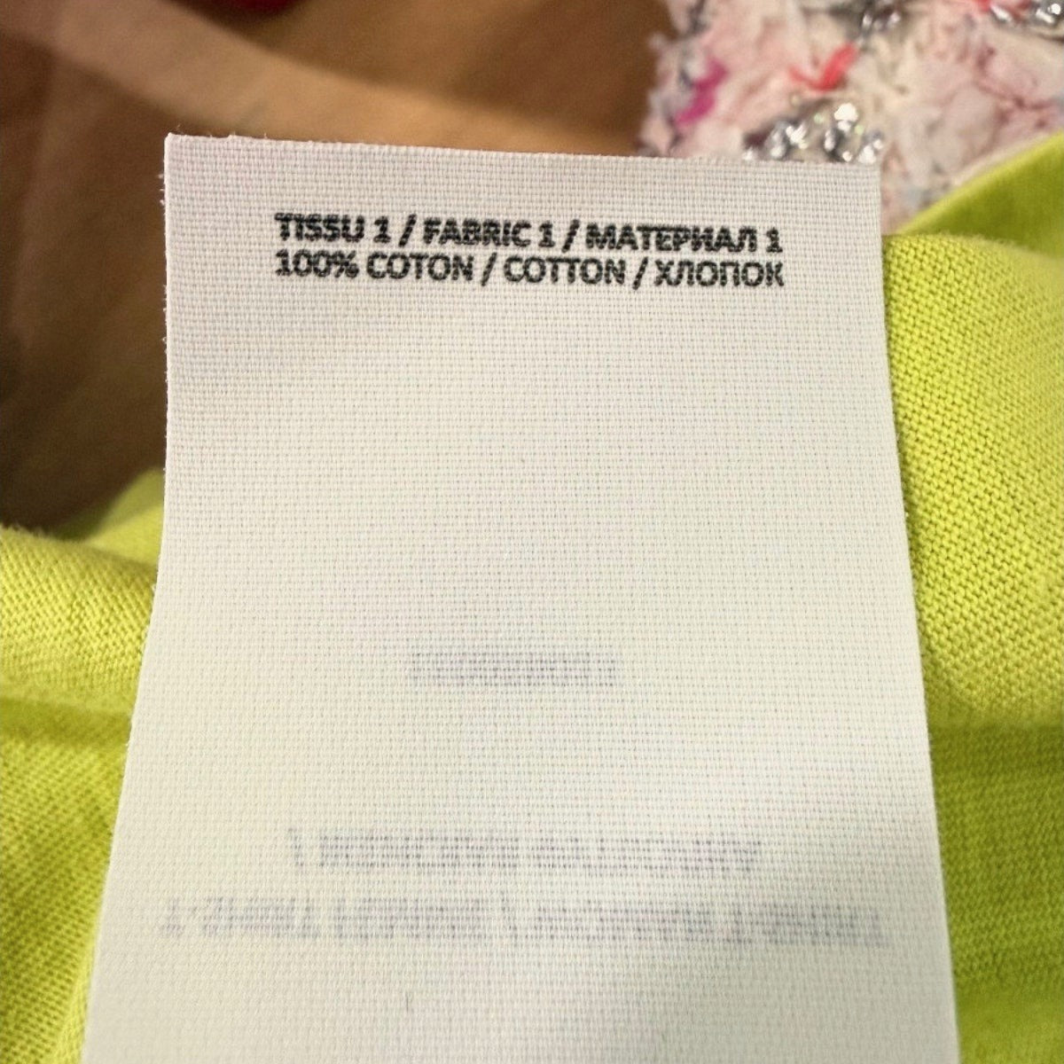 Balmain Cotton Cropped Short Sleeve T Shirt Neon Yellow Women's Size XS