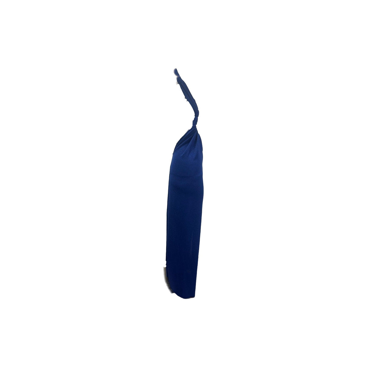 Baobab Noah Navy Blue One-Shoulder Cut-Out Maxi Evening Dress