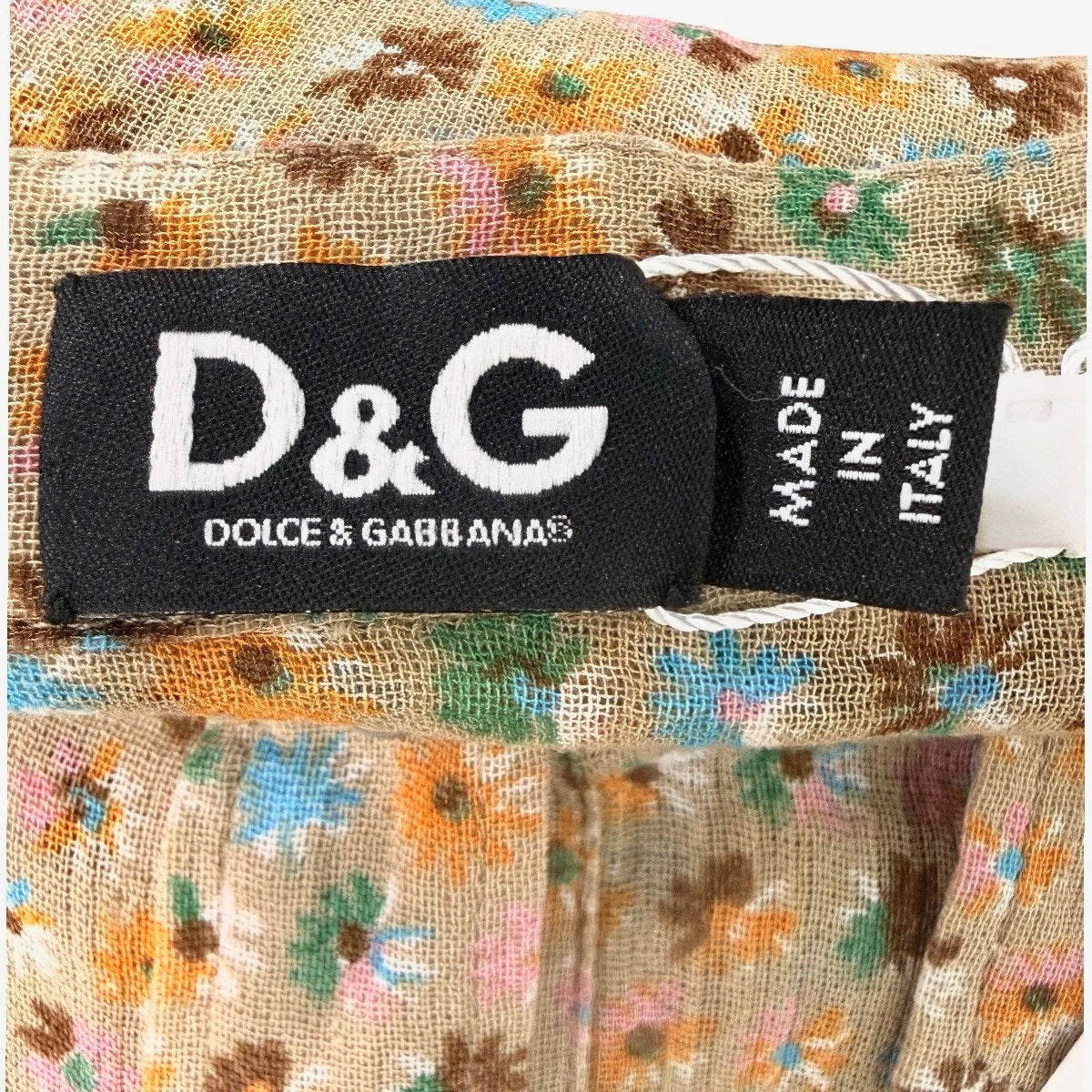 Dolce & Gabbana Floral Print Button Front Blouse