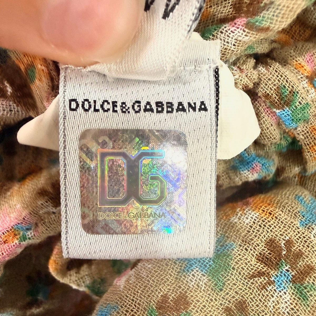 Dolce & Gabbana Floral Print Button Front Blouse