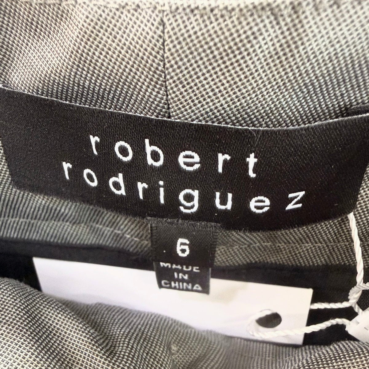 Robert Rodriguez Cotton Blend Cuffed Bermuda Shorts Gray Women's Size 6