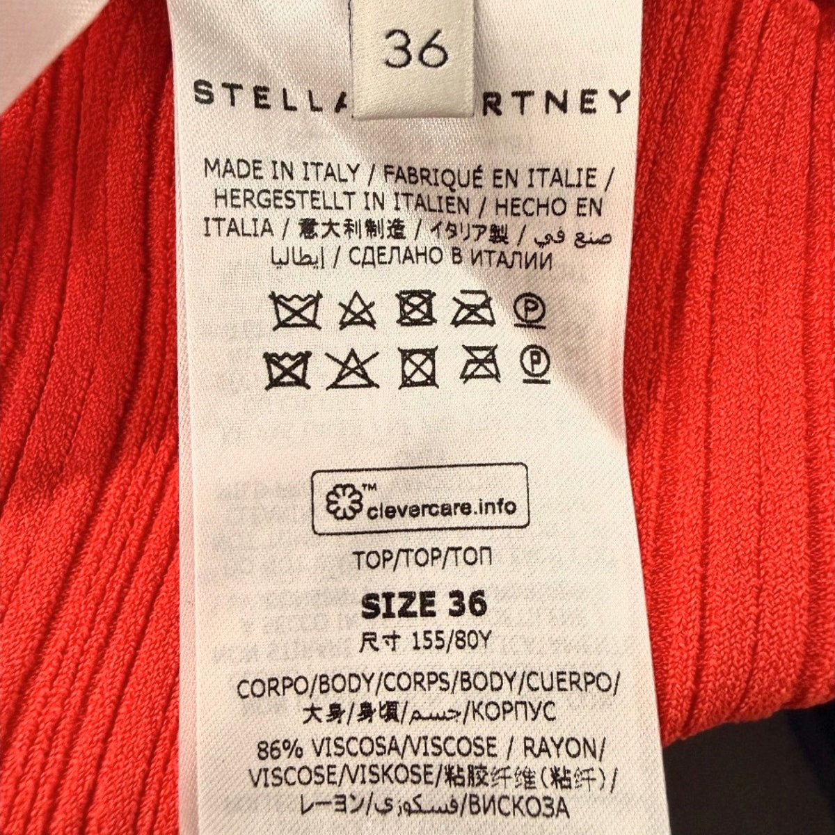 Stella McCartney Off Shoulder Cut Out Textured Knit Top