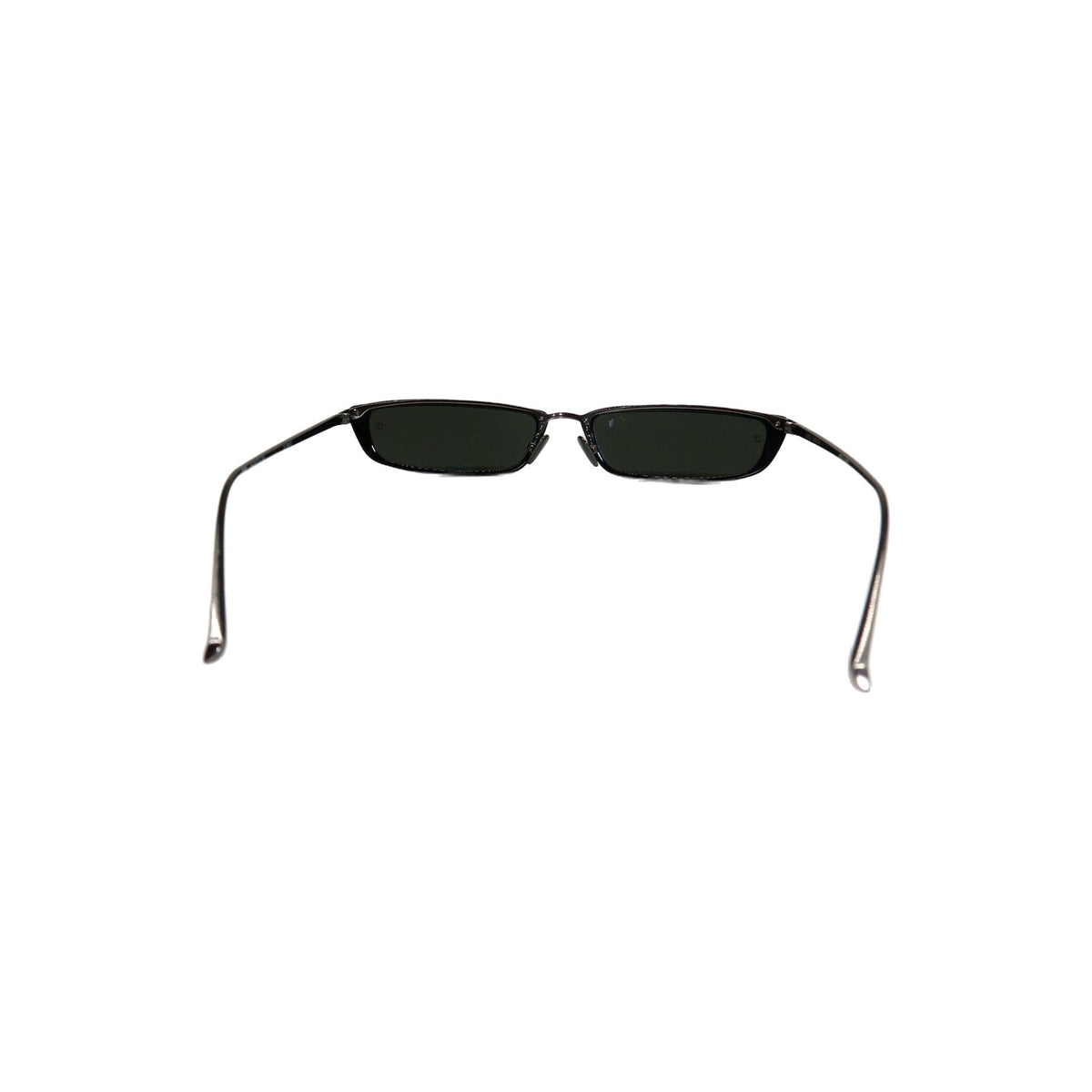 Linda Farrow 838 C2 Skinny Rectangle Sunglasses Black Women's 56.5-17.5-140