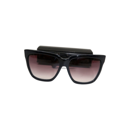 Dita Taxon 22013 Oversized Square Cat Eye Sunglasses Black Burgundy Gradient 58