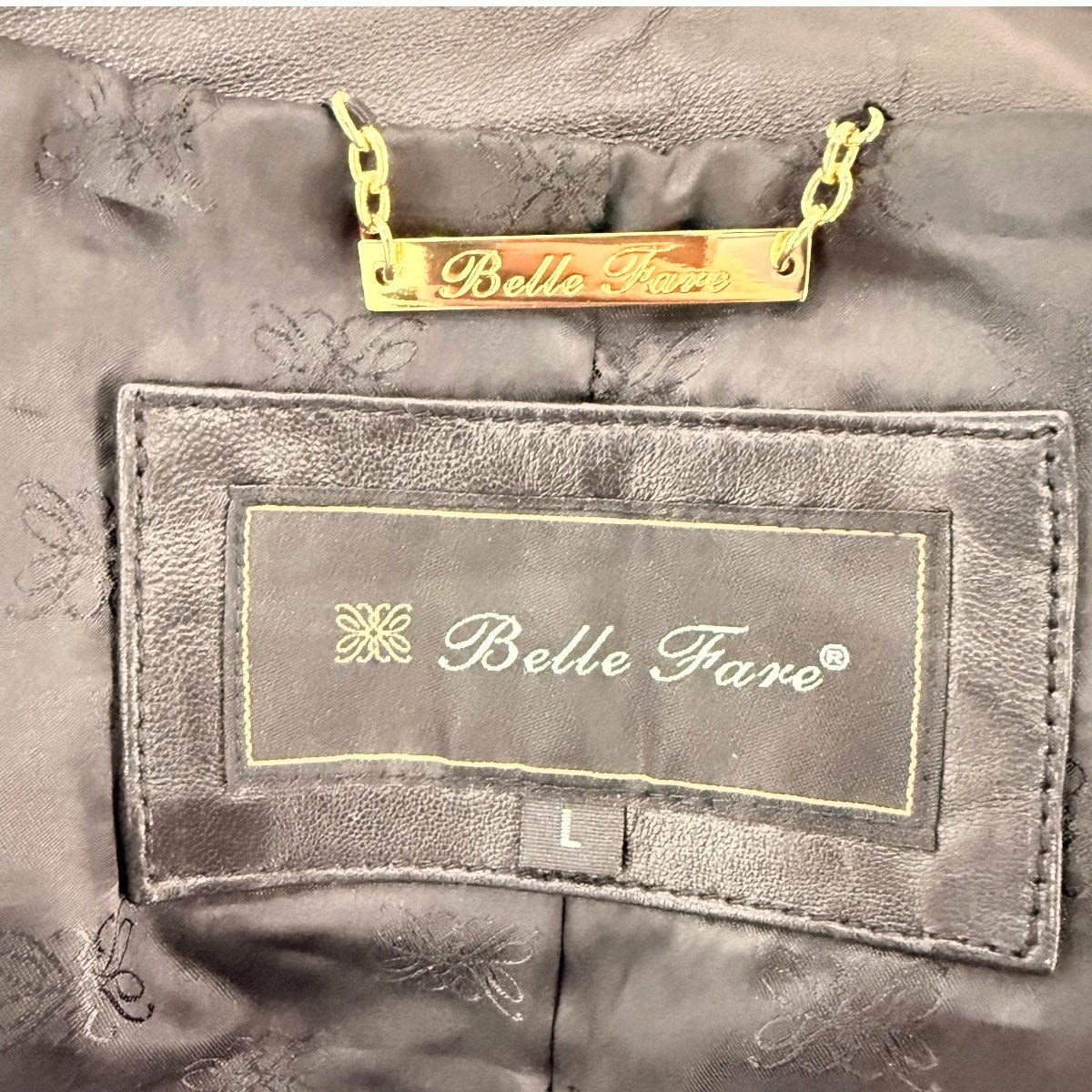 Belle Fare Luxury Real Fox Fur Full Zip Vest Silver Black Women's Size Large