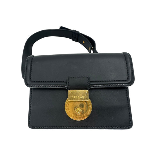 Versace Leather Medusa Biggie Crossbody Bag